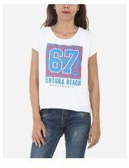 OR Cotton Printed T-Shirt - White
