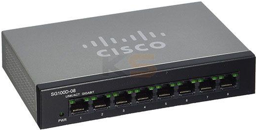 Cisco System 8 Port Gigabit Switch - SG100D-08-EU