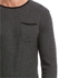 BELLFIELD MAIN Grey Cotton Round Neck Pullover Top For Men