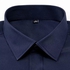 Fashion Navy Blue Official Mens Longsleeve Shirt Slim Fit
