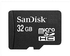 Sandisk MicroSD Card 32GB CLASS 4 Memory Card
