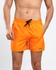 Izor Elastic Waist Solid Swimshort - Orange