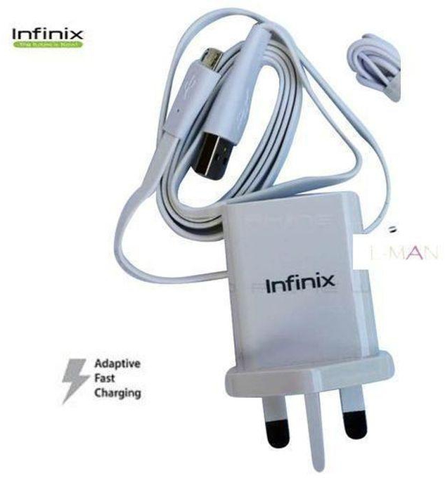 Infinix 3 Pin - Charger For Note 3 And Note 4 - White