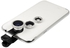 Universal Clip lens for iPhone/Samsung/HTC/Ipad 3 IN1 PhotoLens - Black/Silver
