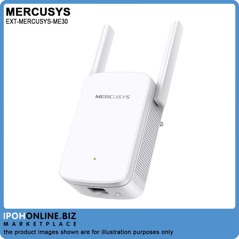 MERCUSYS ME30 AC1200 Wi-Fi Range Extender Works with Any Router