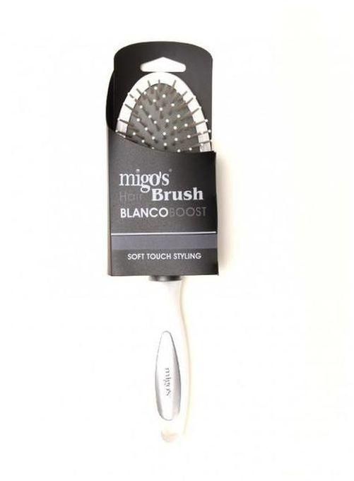 Migo'S Oval Hair Brush Blanco Boost - White