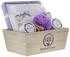 12-Piece Spa Bath Lavender Gift Set Purple/White