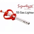 Signature Domestic Stainless Steel Gas Flame Spark Lighter