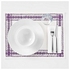 Sommar Place Mat - White/Lilac