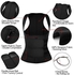 Ladies/Women Waist Trainer Adjustable Corset Vest Body Shaper-Black