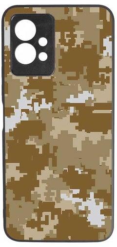 TPU Protection and Hybrid Rigid Clear Back Cover Case Camouflage for vivo Y55 5G / vivo Y75 5G