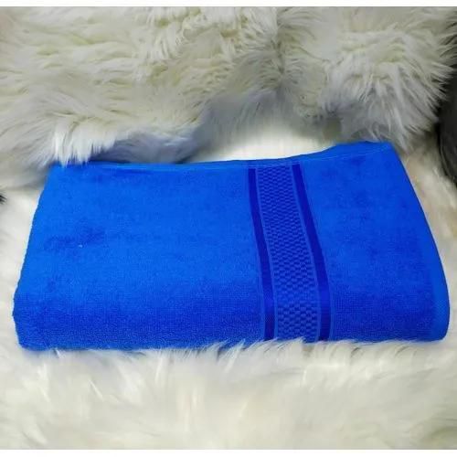 Fashion Blue Large Soft Bath Towels - 70*140 Cm. lightweight and durable, quick-drying, soft, and super absorbent. . All edges are double-sided stitched EASY CARE - Machine washabl