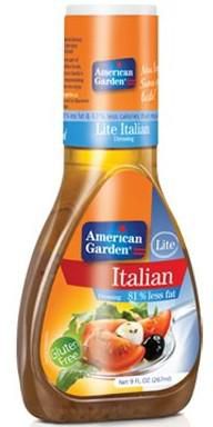 American Garden 56% Less Lite Italian Dressing 267ml