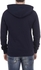 Versace Italia Dark Blue Mixed Neck Hoodie & Sweatshirt For Men