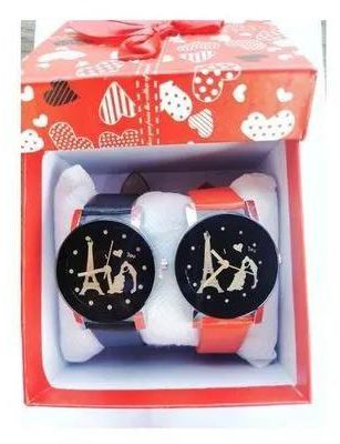Fashion 2 In 1 Couples Wrist Watch//FREE Gift Box