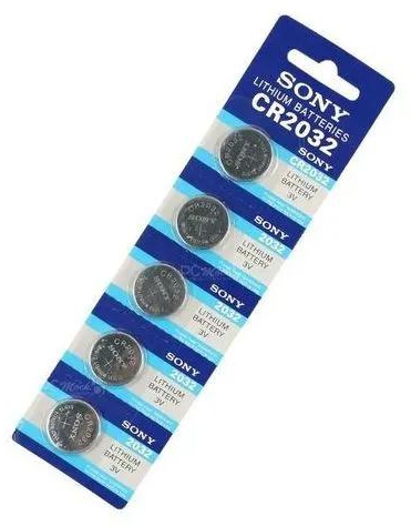 Sony Cr2032 Cell 3V Lithium Battery 5pcs Cr 2032 C'mos