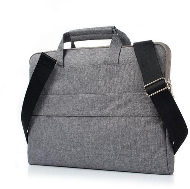 13 Inch Laptop Sleeve, Hand Bag Nylon Pouch Case For Macbook Air 13.3 Lenovo Laptop All Notebook, Gray