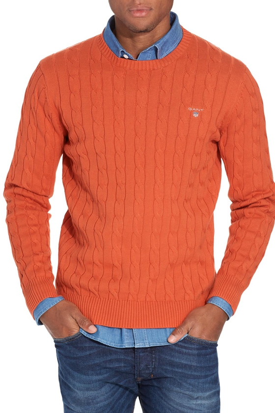 Gant - Cotton Cable Crew Sweater