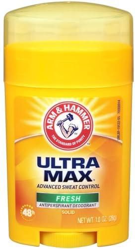 Arm and Hammer Ultra Max Deodorant Fresh Solid, 28g
