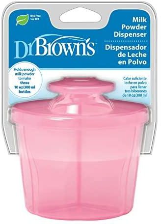 Dr Browns Milk Powder Dispenser - Pink