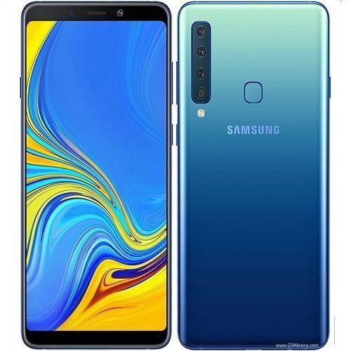 Samsung Galaxy A9 6.3-Inch Full HD+ SAMOLED (6GB, 128GB ROM) Android 8.0 Oreo, 24MP + 24MP Dual SIM 4G - Lemonade Blue