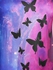 Plus Size Galaxy Tie Dye Butterfly Cold Shoulder Tee - 3x