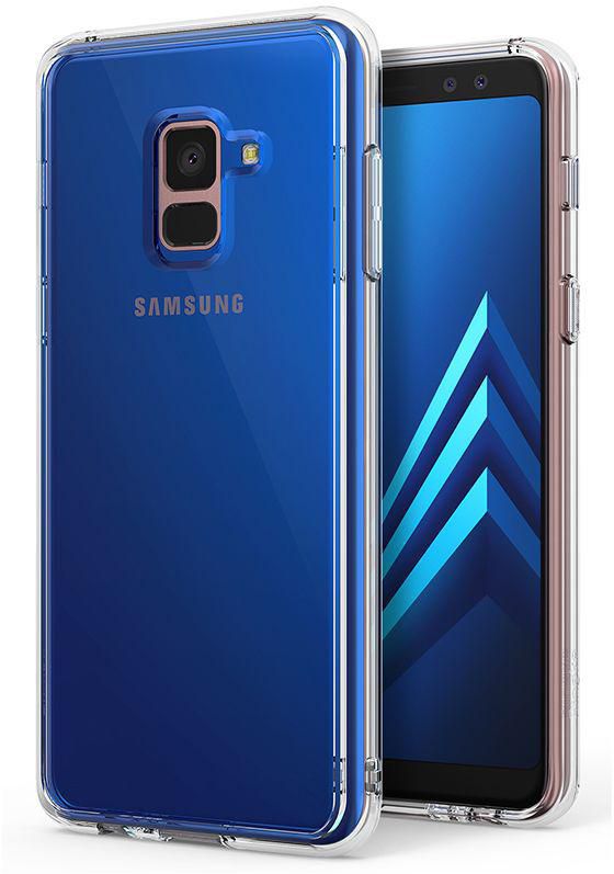 Rearth Ringke Case For Samsung Galaxy A8 (2018) Fusion Shock Absorption Back Cover - Clear