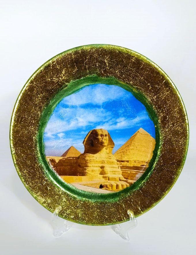 Decorative Plate - Sphinx- 20 Cm
