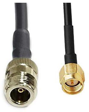 Wassalat Coaxial RG59-N Female To SMA Male Cable 10Meter