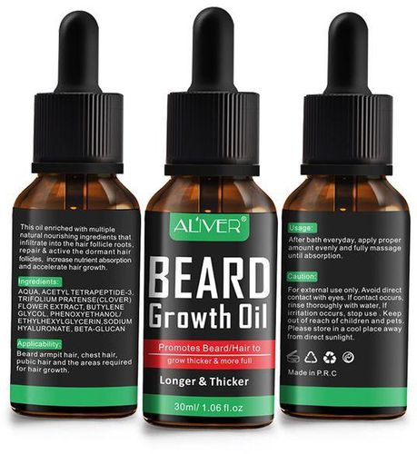 Aliver Fast And Effective Beard Hair Growth Oil, For Fuller, Longer And  Thicker Beard price from jumia in Nigeria - Yaoota!