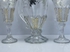 Bohemian Crystal Sherbet Set With Gold Inlay, 7 Pieces, High-quality Material