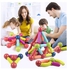 54 Pieces Magnetic Construction Blocks Set Toys for Kids Magnet Stick Rod Building Blocks Educational Toys
