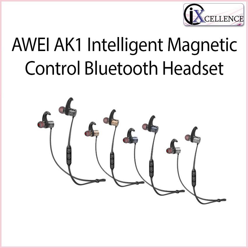 AWEI AK1 Intelligent Magnetic Control Bluetooth Earphone (3 Colors)