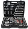 Ampro 136 Piece 1/4 Inch 3/8 Inch and 1/2 Inch Drive Socket and Wrench Set