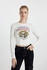 Defacto Slim Fit Crew Neck Printed Camisole Long Sleeve T-Shirt