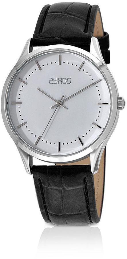 Watch for Men by ZYROS, Leather, Analog, 15L145M110203