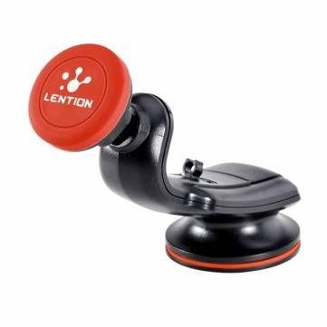 Lention C300 Magnetic car mount holder for Apple iphone 5S, 6, 6S, 6 plus and 6S plus - Red