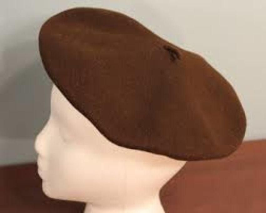 Beautiful Chocolate Colour Ladies Beret "Good For Group Performance"