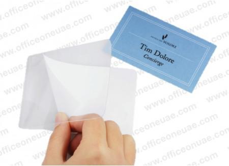 Durable SEAL IT Business Card Format, Self-Laminating Pouches for up to 54 x 90 mm, 100/Pack