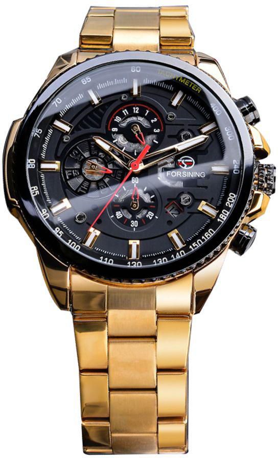 Men's Stainless Steel Band Mechanical Watch