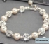 RA accessories Women Pearl Bracelet With A Diamond