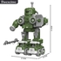 Little Story - 5In1 Military Robot Transformation Vehicle With Remote Control - Green- Babystore.ae