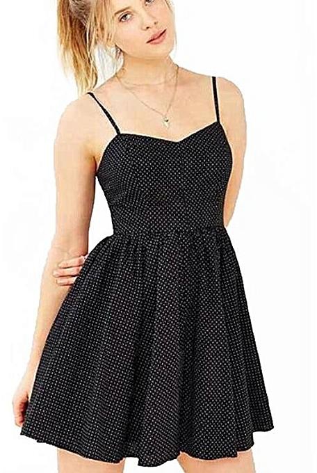 Sunweb Elegant Summer Mini Dress (Black)