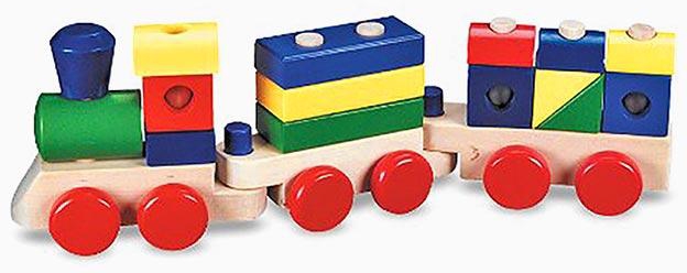 ميليسا آند دوغ لعبة قطار للأطفال