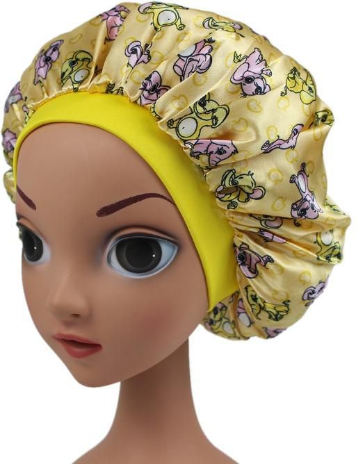 Girls Satin Hair Bonnet Kids Satin Bonnet Sleeping Cap Silk Cap Baby Bonnet