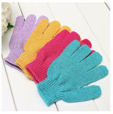 Fashion Bathing Gloves Body Exfoliate Scrubber (two Gloves)