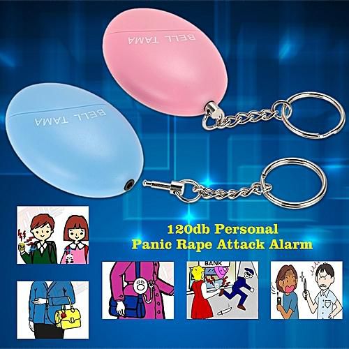 120db Personal Panic Rape Attack Alarm Safety Security Protection for Girl Child Elderly Pink