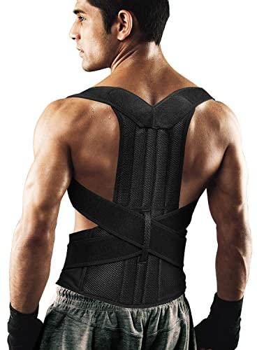 one piece bokeds back brace posture corrector belt clavicle lumbar support stop slouching and hunching adjustable back pain relief unisex 169899464
