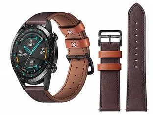 Stylish Replacement Band For Huawei Watch GT/GT 2 46mm Coffee