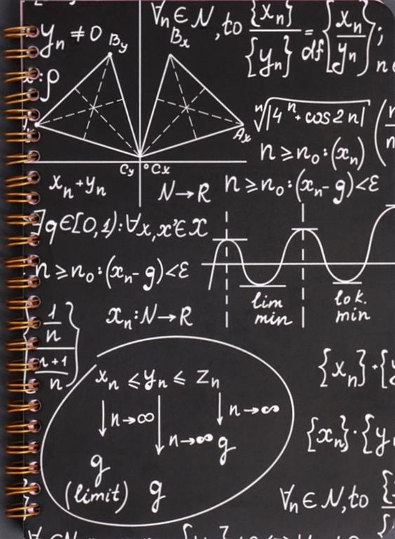 Math A5 Big Wire Notebook